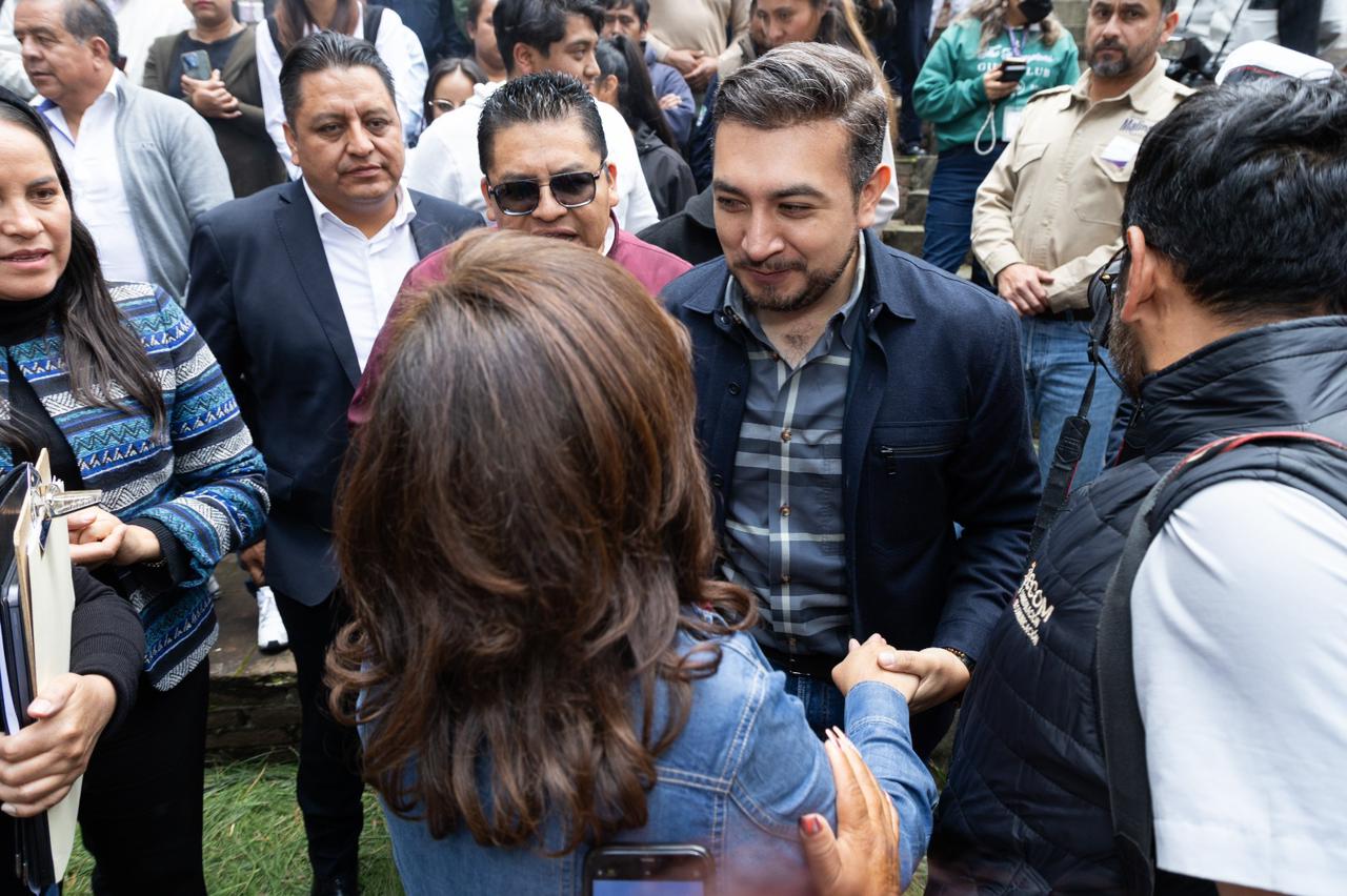 Salvador Santos presente en el 87 aniversario del Parque Nacional la Malinche